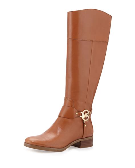 michael kors fulton harness riding boots|Fulton Leather Riding Boot .